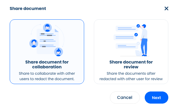 screenshot of iDox.ai Redact
